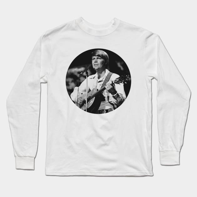Hi Glen Campbell Long Sleeve T-Shirt by TheMusicFav
